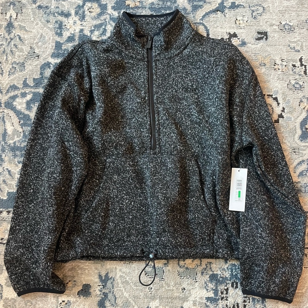 Black and Gray Knit Sweater